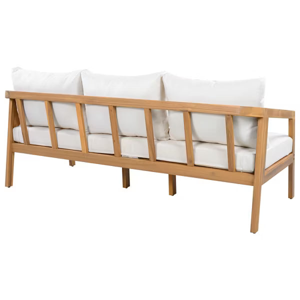 Polibi Acacia Wood Patio Conversation Set, 4-Piece