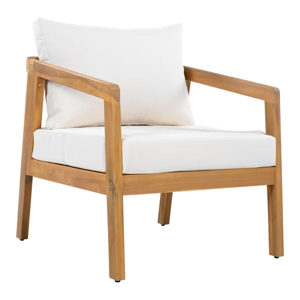 Polibi Acacia Wood Patio Conversation Set