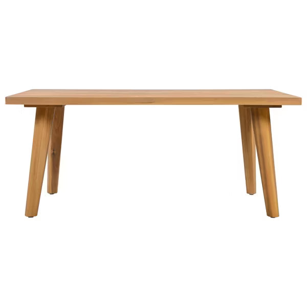 Polibi Acacia Wood Patio Conversation Set, 4-Piece